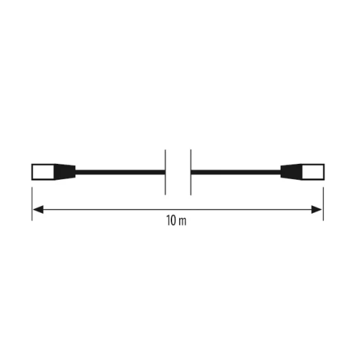 Esylux Kabel CABLE RJ45 10m RD
