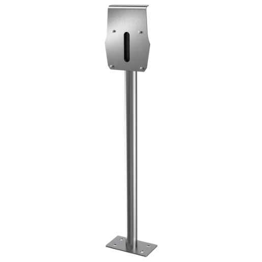 Mennekes RVS paal 1340mm voor 1x Amtron