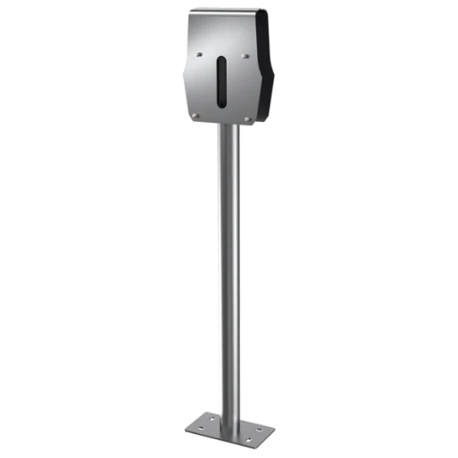 Mennekes RVS paal 1340mm voor 2x Amtron