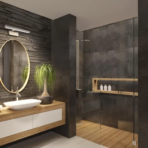 Ledvance Orbis disc LED badkamerarmatuur 3000K 380lm 400x120mm 21-40° Schroefklem chroom 4099854096099