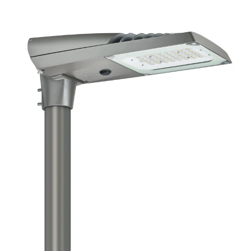 Philips Luma BGP703 straatverlichtingsarmatuur Opzetmontage LED 10800lm 4000K 74W 652x295mm Schroefklem IP66 IK09 grijs 8719514059702