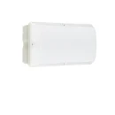 Philips Ledinaire WL055V LED buitenarmatuur - portiekarmatuur 3000K 600lm 374x150mm Dimbaar bewegingssensor aanwezigheidsmelder lichtsensor >80° - IP65 wit 8710163354095