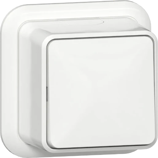 Gira Wipsch. uit-wis+K/P Opbouw z.wit