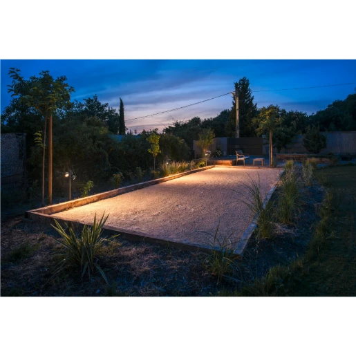 SLV Sitra GX53 tuinverlichtingsarmatuur Grondpen aluminium antraciet IP44 231535