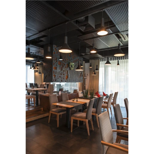 SLV Phelia E27 Hanglamp 23W 420x280mm zwart IP20 133320