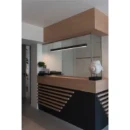 SLV Q-Line pendelarmatuur 3000K 47W 1420x60mm DALI zwart IP20 1001309