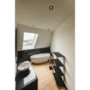 SLV New Tria GU10 inbouwspot rond zwenkbaar 93x93mm zwart 1007375