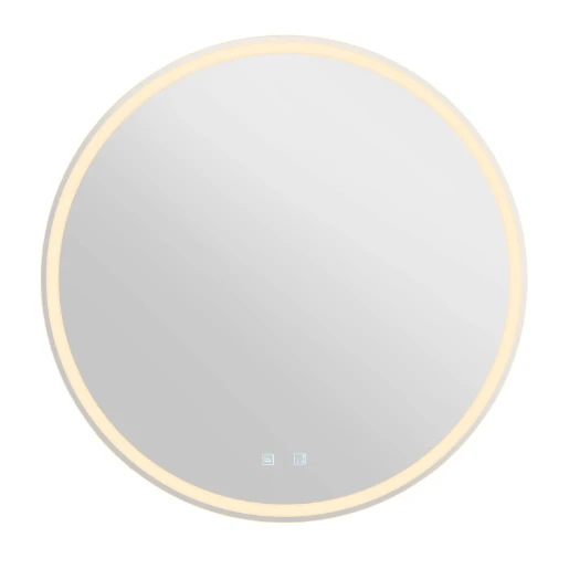 SLV Trukko 80 LED badkamerarmatuur badkamerspiegel 3000K 1100lm 790x790mm Ø790mm chroom 1007200