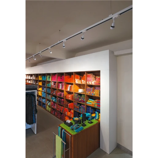 SLV Puri Track GU10 railspot 3-fase 84x99mm wit 153561