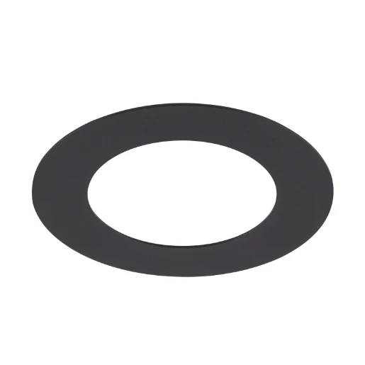 SLV Numinos S inbouwframe armatuur rond zwart 120x120x150mm Ø120mm Staal 1006139