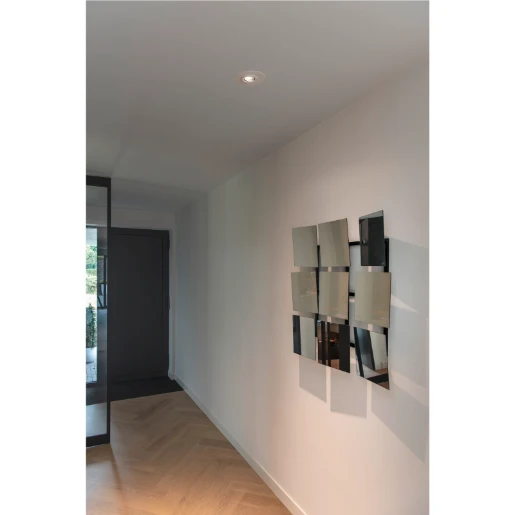 SLV Numinos XS inbouwframe armatuur rond wit 95x95x130mm Ø95mm Staal 1006136