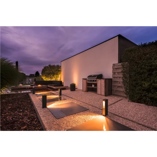 SLV Slotbox buitenarmatuur staand Bolderarmatuur aluminium antraciet IP44 232135