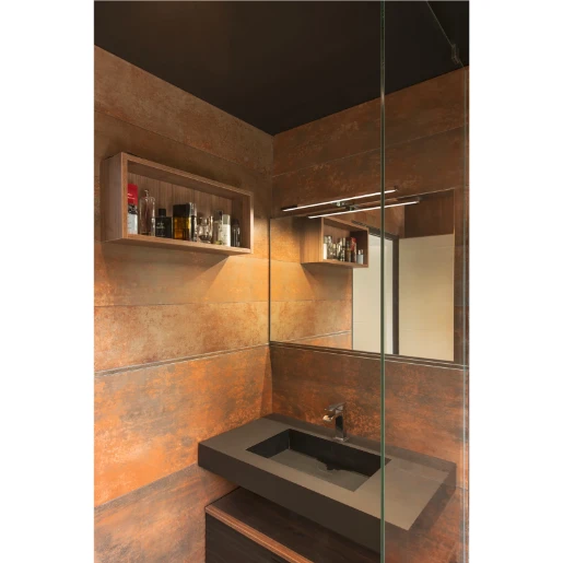 SLV Dorisa Spiegelarmatuur lang symm 4000K 370lm 500x120mm >80° - Extreem breedstralend chroom 1000780