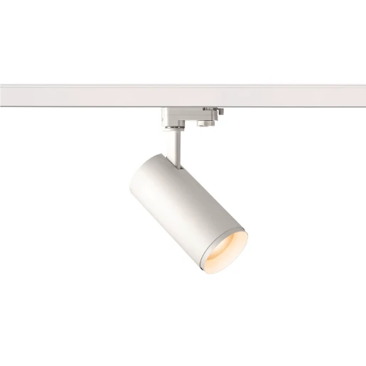 SLV Numinos railspot m 3-fase symm 3000K 1970lm 185x165mm faseafsnijding 21-40° - Mediumstralend wit 1004183
