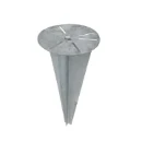 KS Verlichting Grondpen grondpin Staal 300x170x300mm Ø170mm Grijs 5829