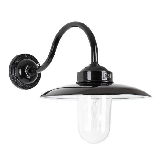 KS Verlichting Solingen E27 buitenarmatuur wandarmatuur 2000 - 4000K 540x310mm Ø310mm zigbee Vrijstr Kabel zwart 6502