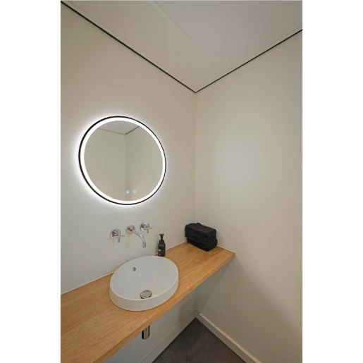 SLV Trukko 60 LED badkamerarmatuur badkamerspiegel 3000K 730lm 610x610mm Ø610mm chroom 1007201