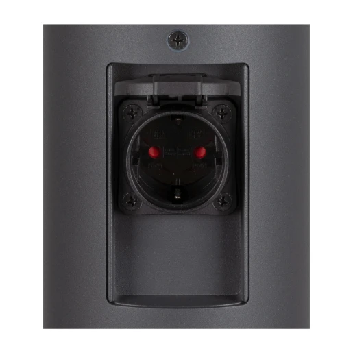 SLV M-Pol verlichtsstandaard met 2 contactdozen Contactdooselement 4xantraciet 1008474