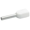 Klauke Twin adereindhuls 0,5mm² 8mm geïsoleerd wit