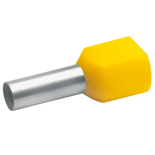 Klauke Twin adereindhuls 6mm² 14mm geïsoleerd geel