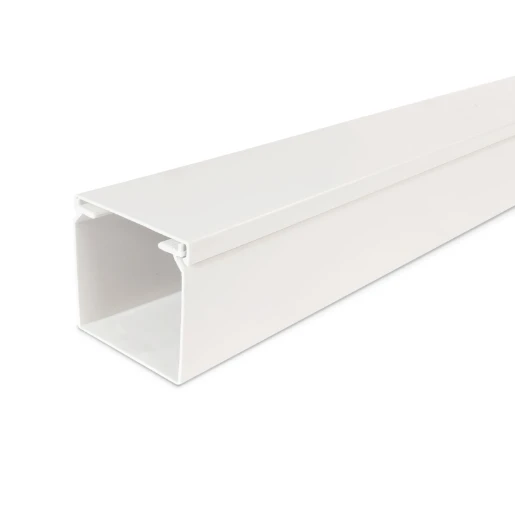 Canalit M5 kabelkanaal 2000x60x40mm PVC Bodemperforatie met deksel wit RAL 9010 955046