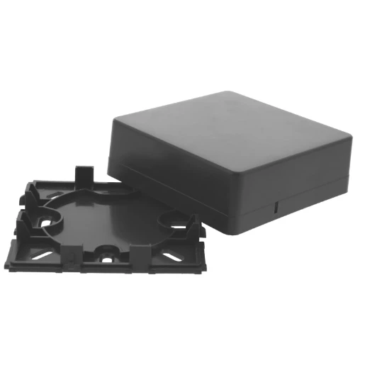 Canalit CS25 lasdoos leidingkanaal zwart RAL 9005 934081