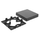 Canalit CS25 uitbreidingsdoos leidingkanaal zwart RAL 9005 934091