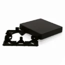 Canalit CS25 uitbreidingsdoos leidingkanaal zwart RAL 9005 934091