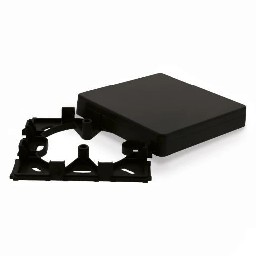 Canalit CS25 uitbreidingsdoos leidingkanaal zwart RAL 9005 934091