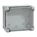 Sarel PanelSeT ABS installatiekast leeg HI TR Kunststof 164x105x193mm Transparant deksel/deur IP66 NSYTBS191610HT