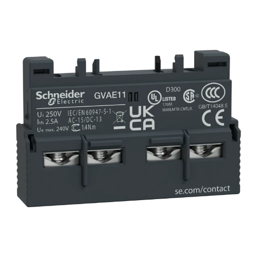 Schneider Electric Hulpcontact 1s+1o voorzijde