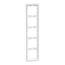 Merten Systeem D Afdekraam D-Life 5-voudig Kunststof Lotuswit