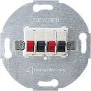 Merten Luidsprekercontactdoos 2-voudig Polarwit Systeem M