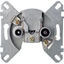 Merten Sokkel voor TV/Radio/Satelliet-uitgang Eindcontactdoos