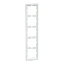 Merten Systeem D Afdekraam D-Life 5-voudig Kunststof Lotuswit