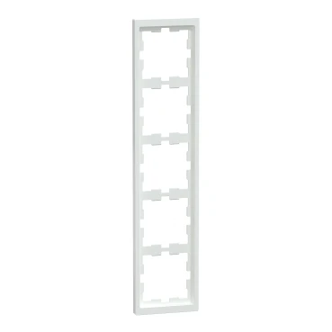 Merten Systeem D Afdekraam D-Life 5-voudig Kunststof Lotuswit