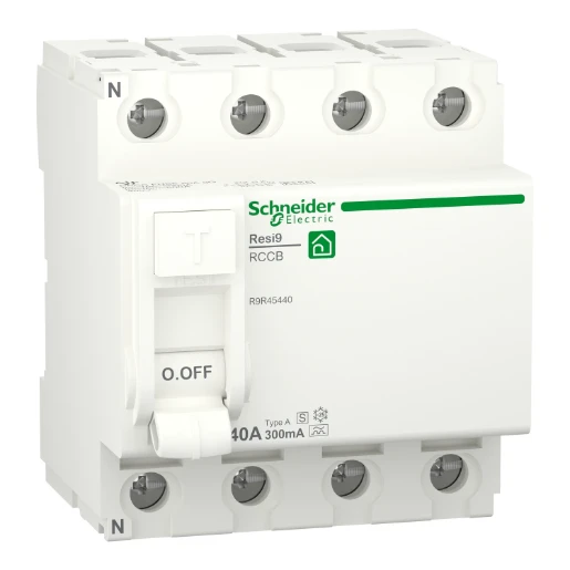 Schneider Electric RESI 9 Aardlekschakelaar 4p 40A 0.3A type A R9R45440