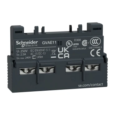 Schneider Electric Hulpcontact 1s+1o voorzijde