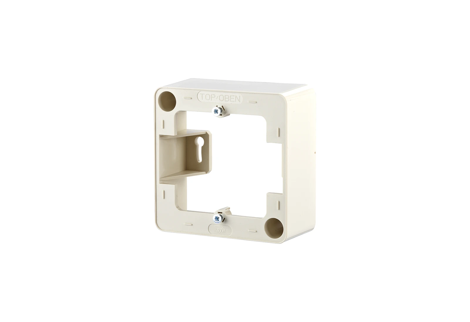 Surface mounted box for flush-mounted switching equipment METZ CONNECT