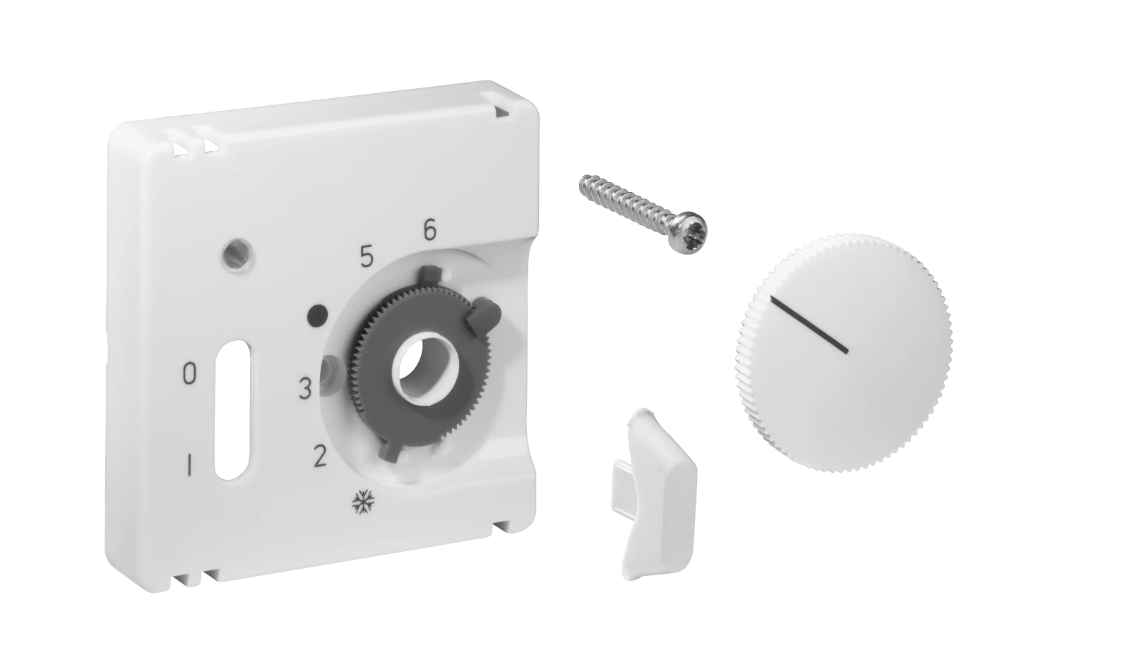 Control element/cover plate for domestic switching devices Alre