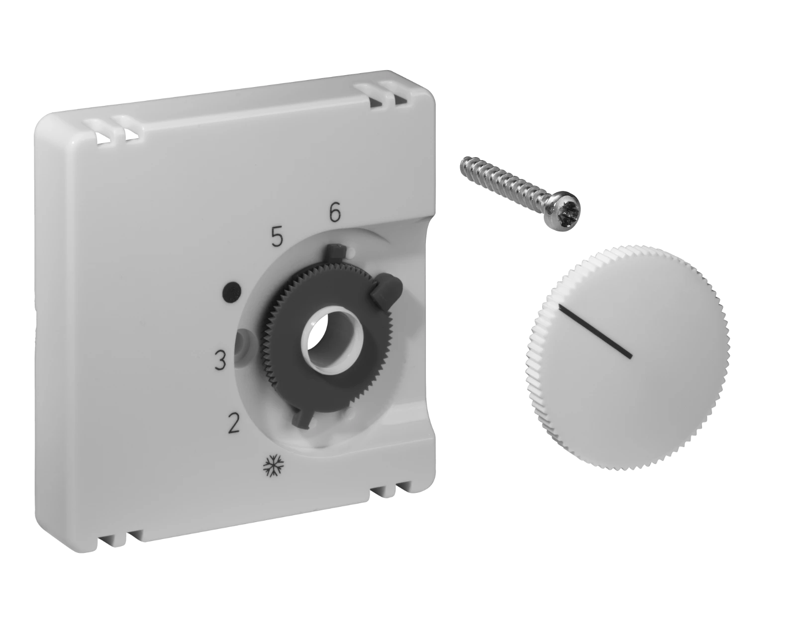 Cache / organe de commande pour installation domotique Alre
