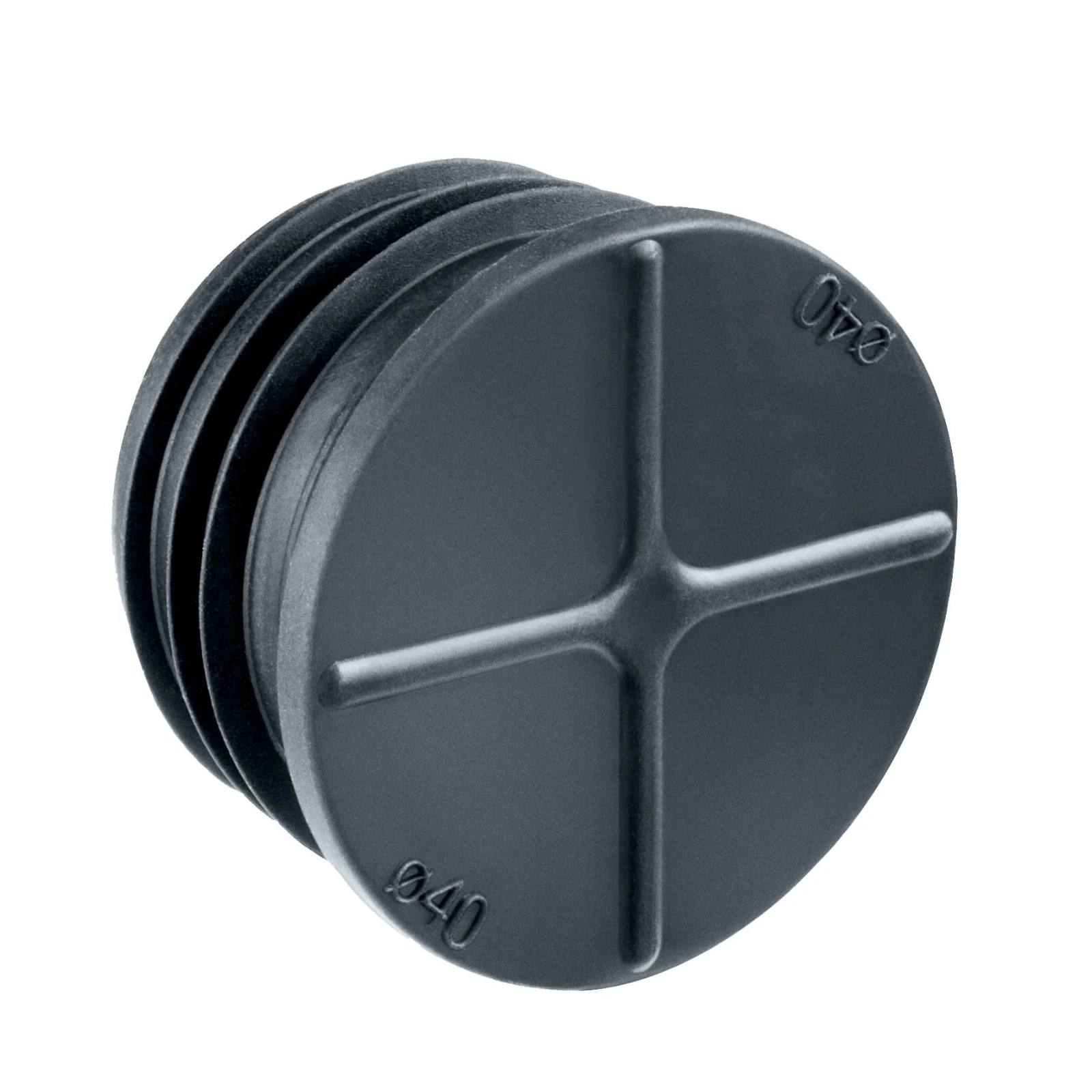 Closure plug for installation tube KAISER Unterputz
