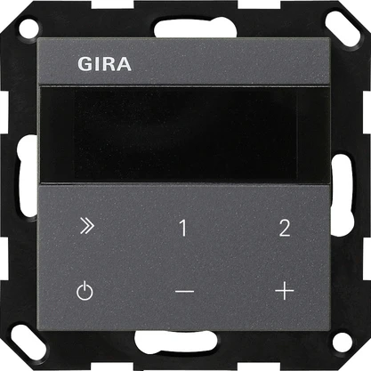 Elektronisch toestel voor programmeerbare schakelaar huish. installaties Gira System 55 Programmübergreifend