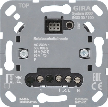 Elektronische schakelaar Gira Non-Design
