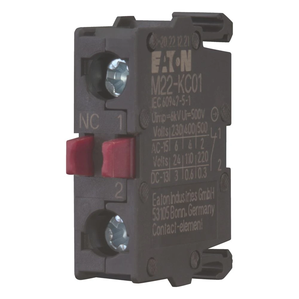 Bloc de contact auxiliaire Eaton Moeller series