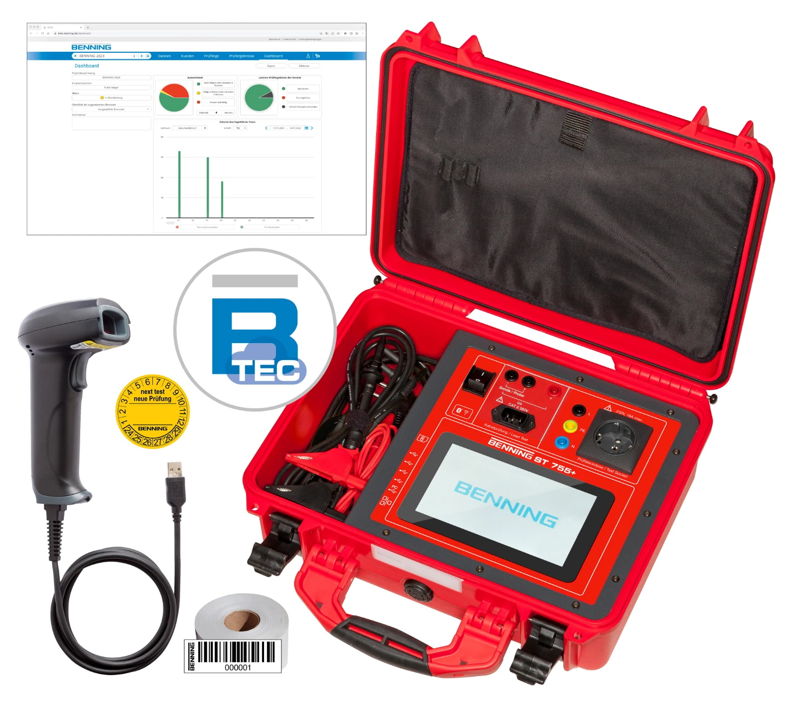 Portable appliance tester/PAT tester BENNING