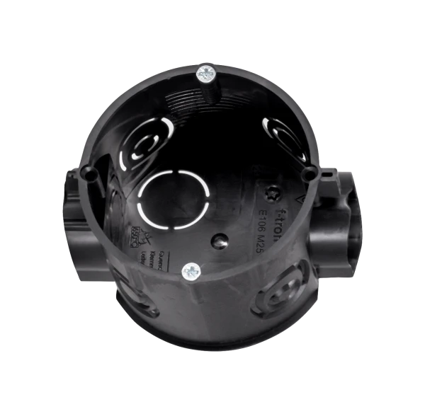 Box/housing for built-in mounting in the wall/ceiling f-tronic
