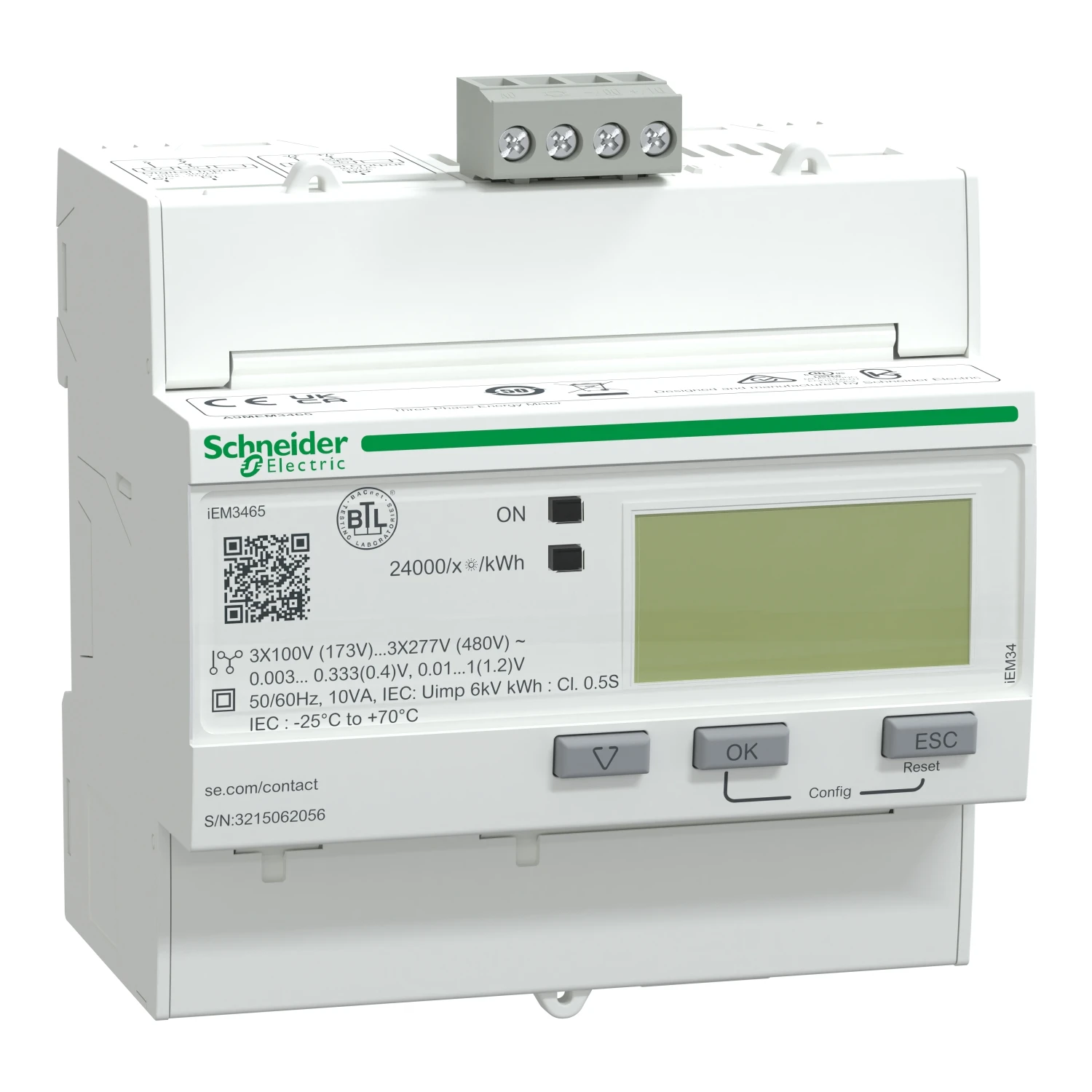 Electricity meter Schneider iEM3000-Reihe