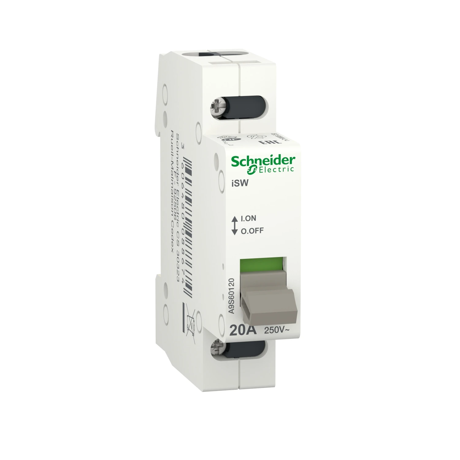 Main switch for distribution board Schneider iSW
