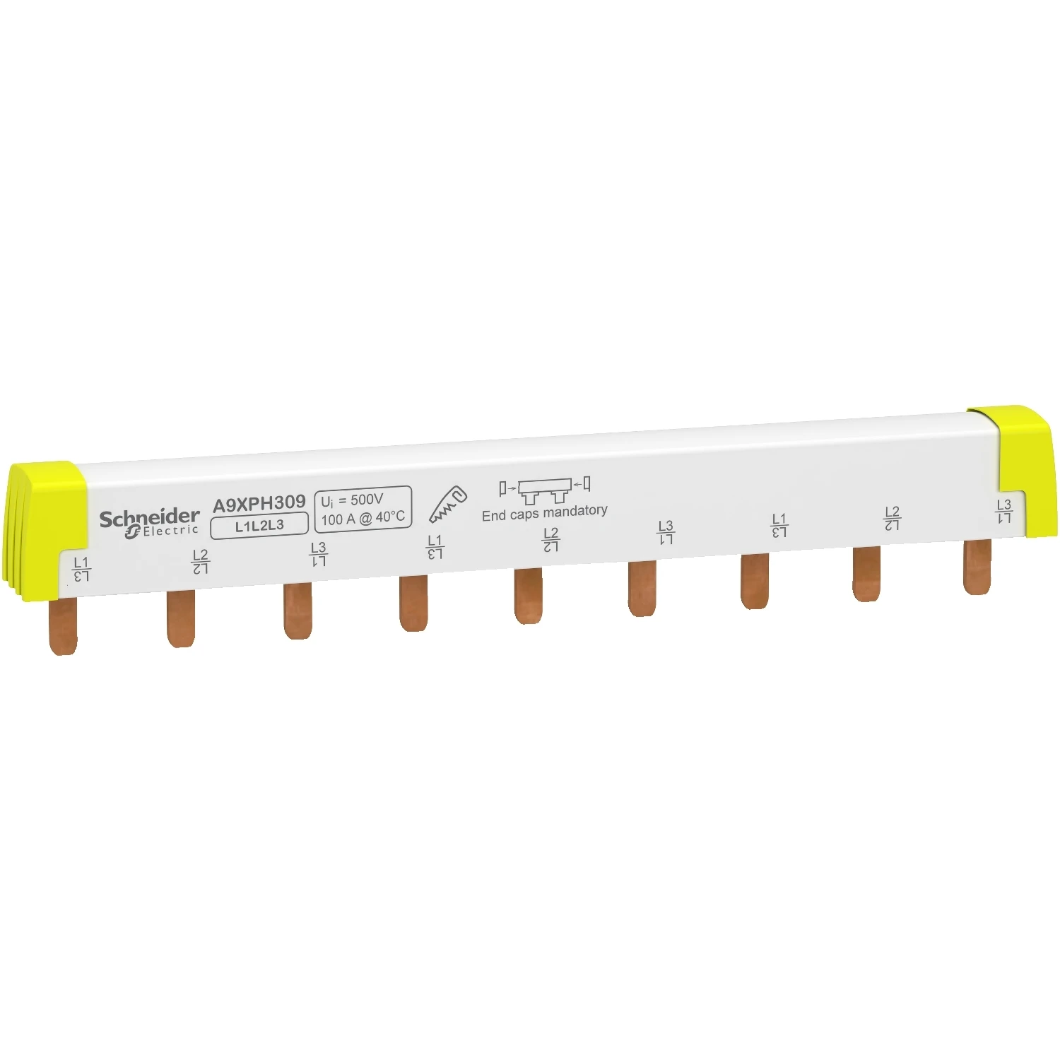 Phase busbar Schneider COM-Bus-Leisten Zubehör